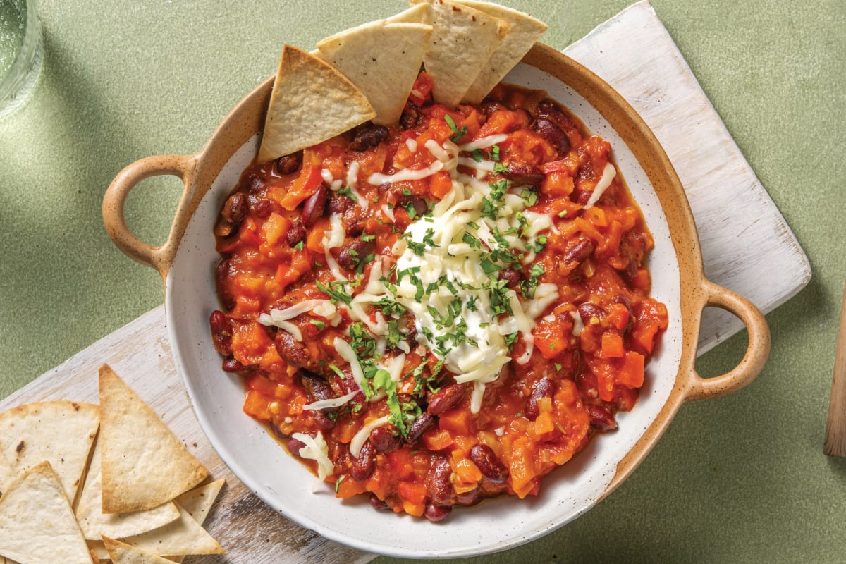 Mexican Bean & Veggie Chilli Recipe | HelloFresh