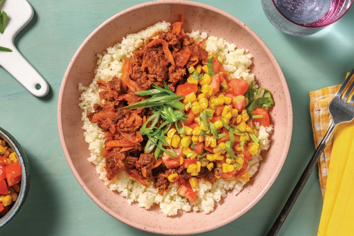 Mexican-Spiced Beef Burrito Bowl