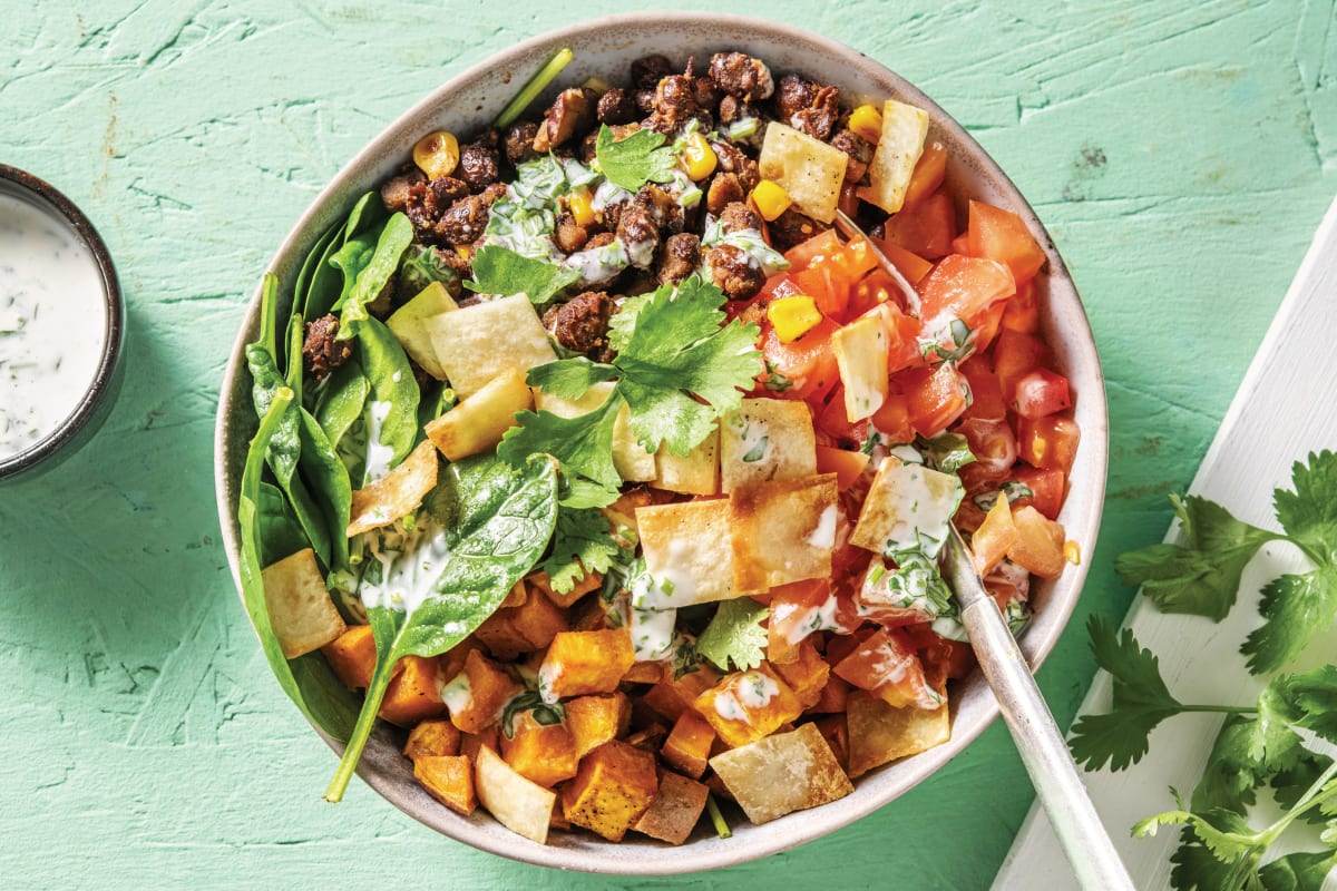 Mexican Black Bean & Sweet Potato Salad