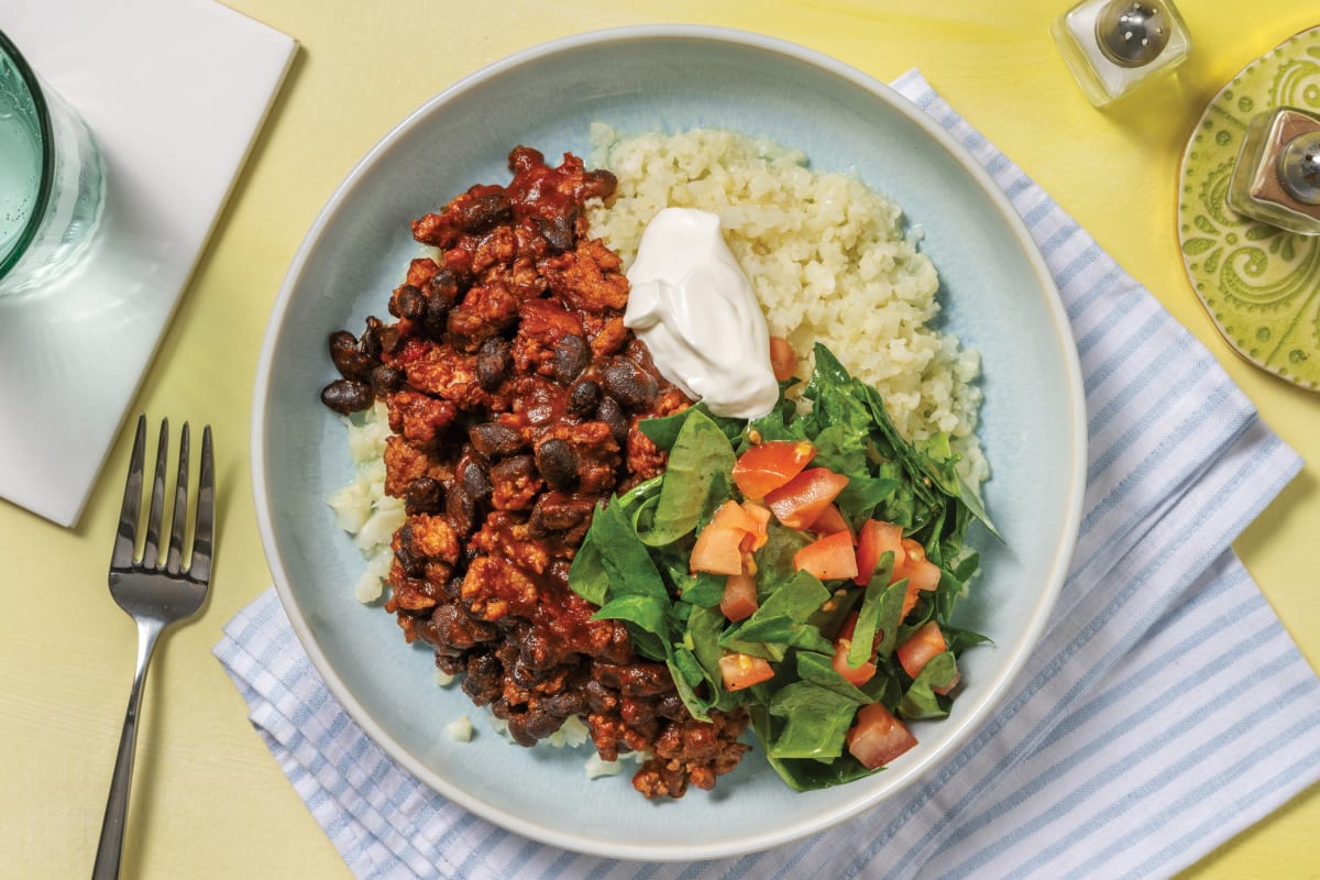 Mexican Beef & Black Bean Chilli