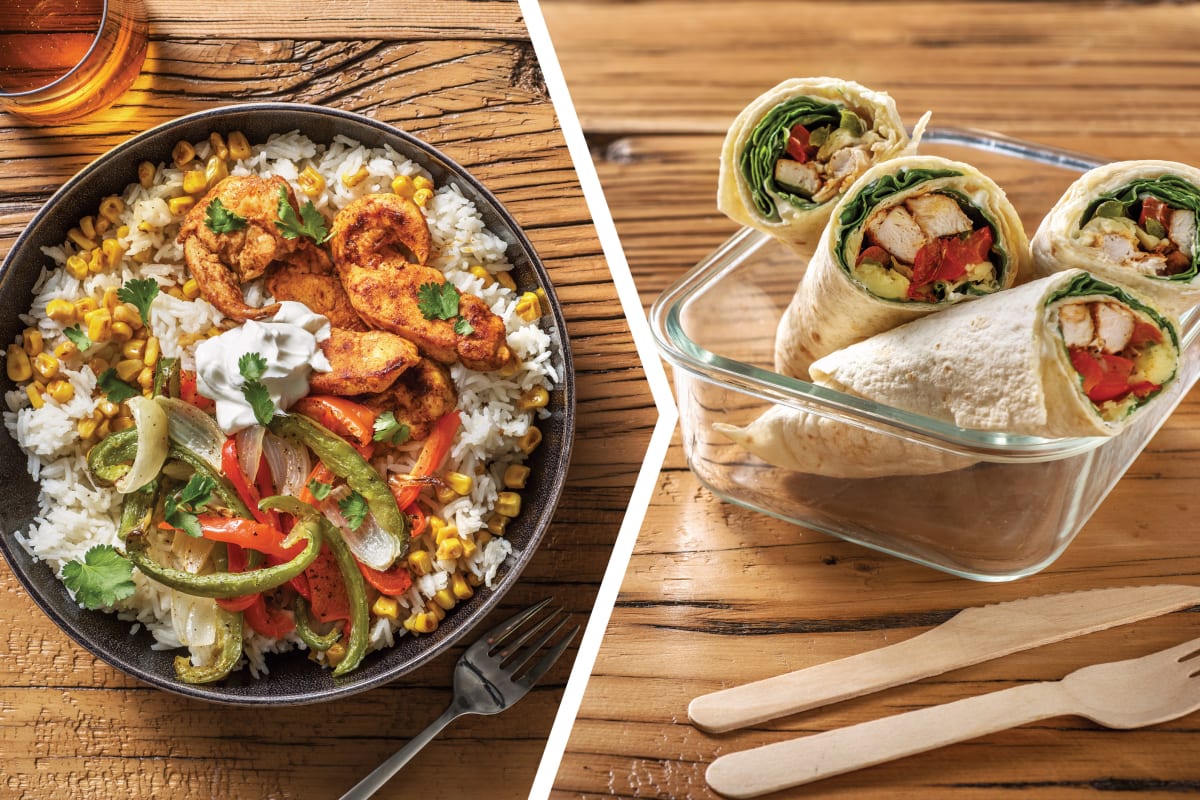 Mexican Chicken Tenders & Charred Corn Rice for Dinner