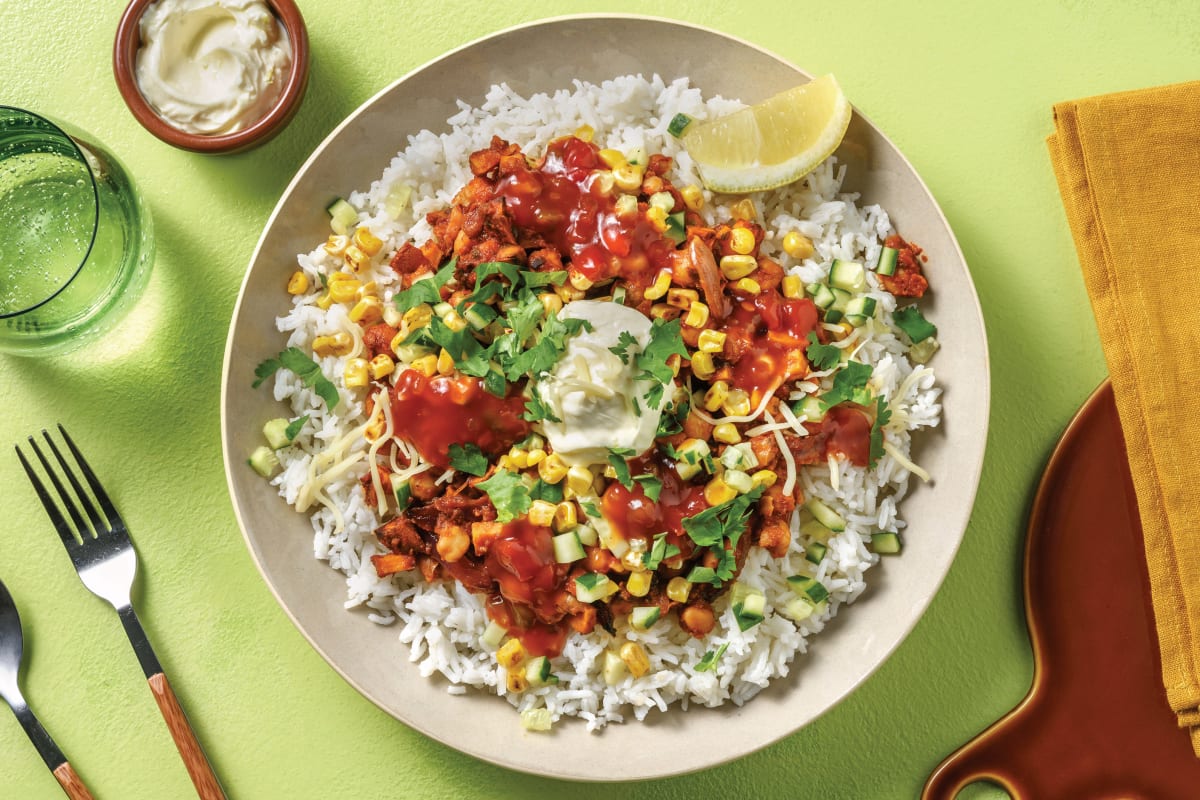 Chickpea & Veggie Burrito Bowl