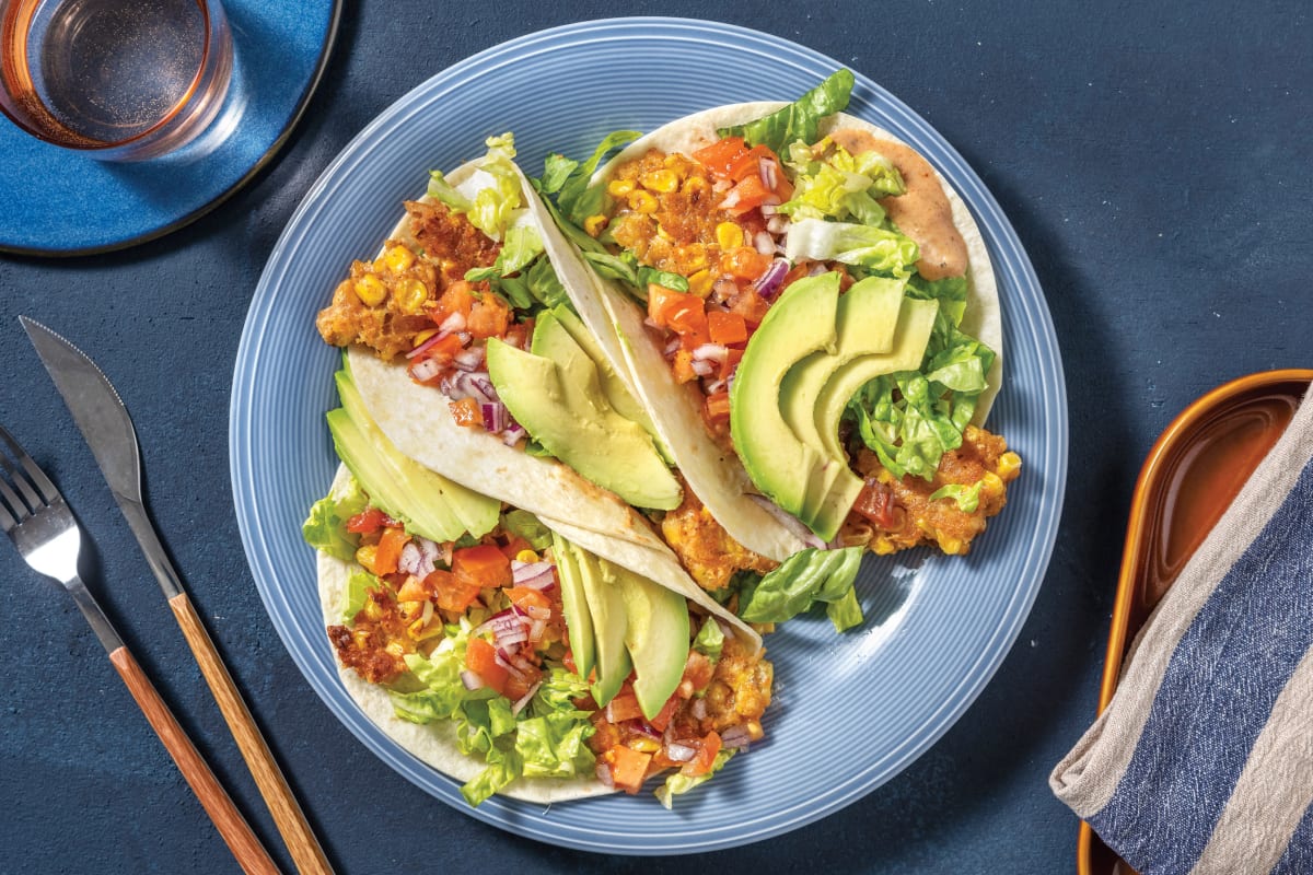 Mexican Corn Fritter Tacos