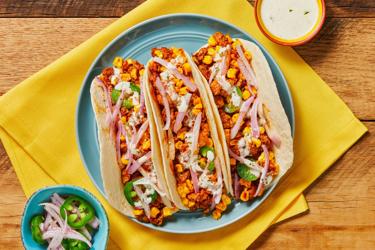 Mexican Pork & Street Corn Tacos