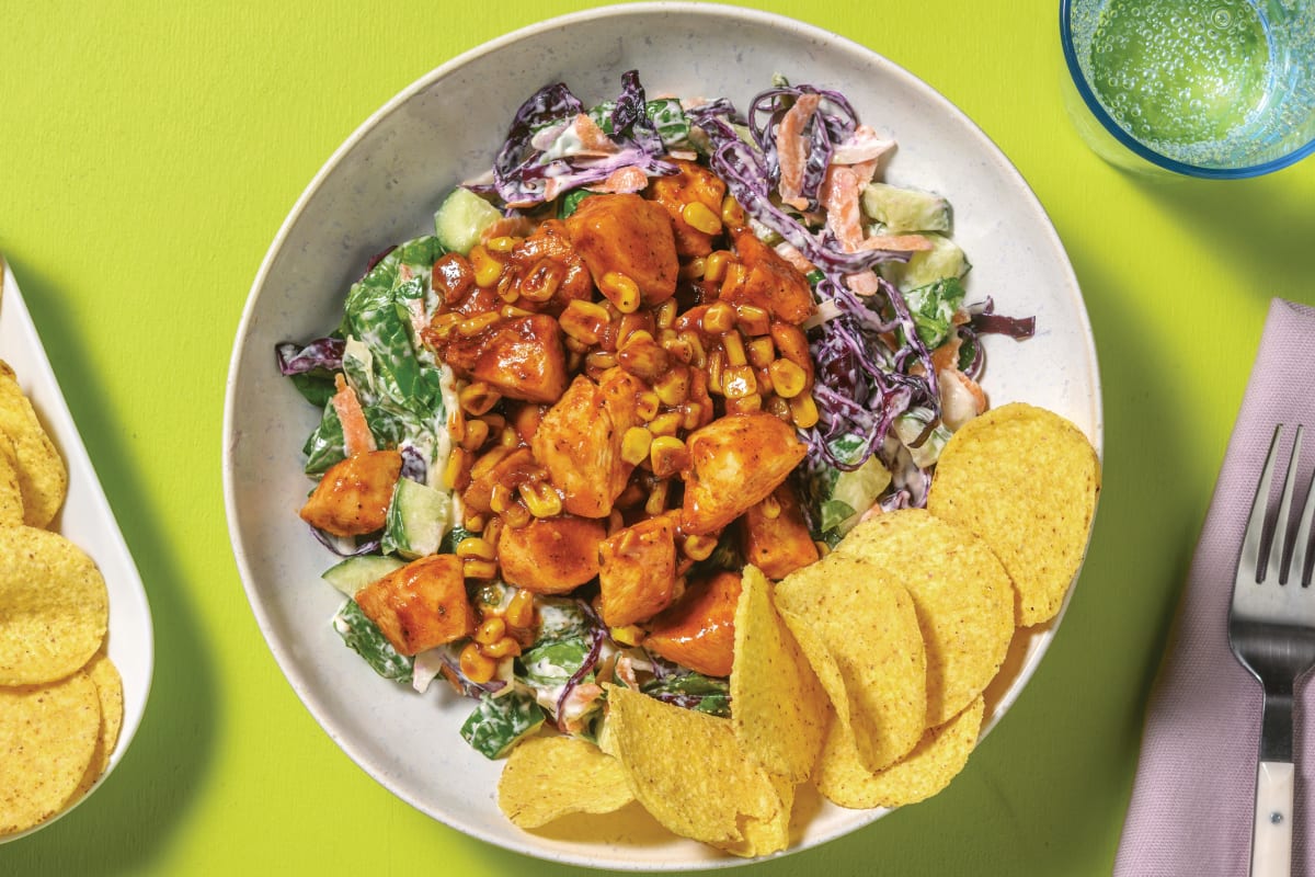 Quick Mexican-Spiced Chicken & Corn Bowl