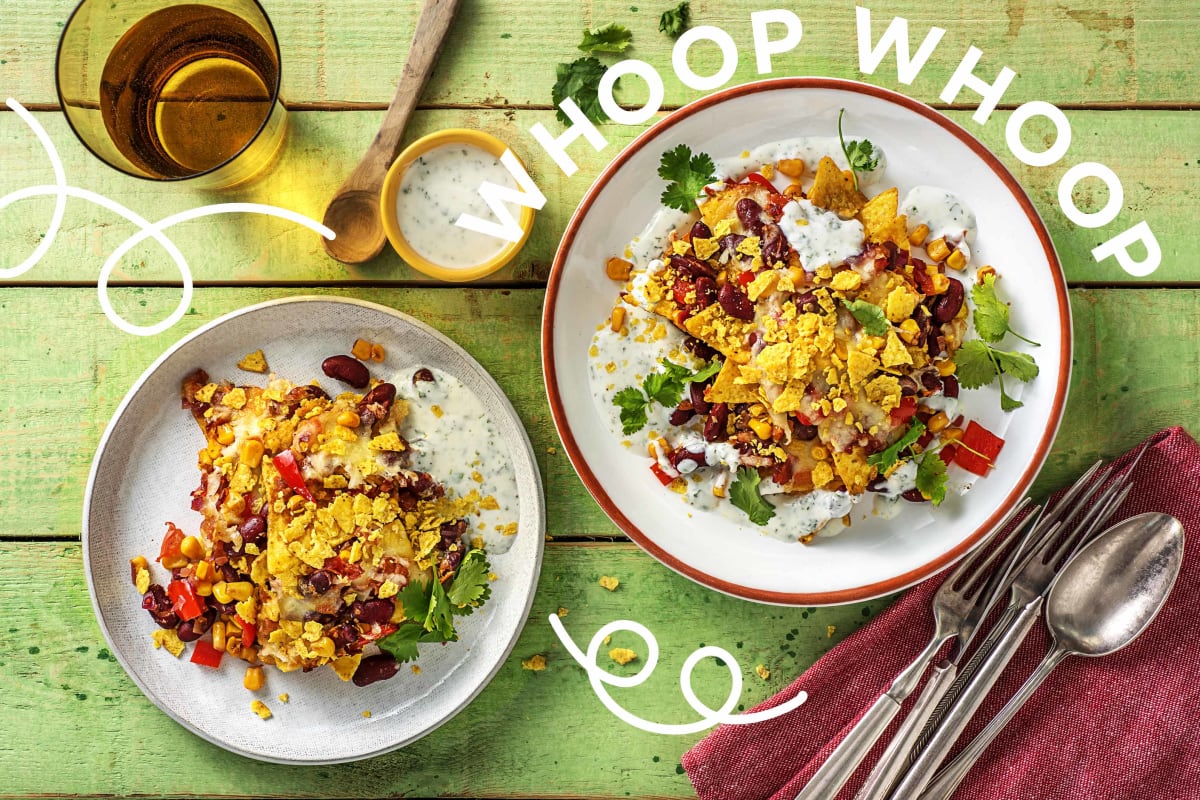 Mexikanischer Auflauf mit Tortilla-Chips