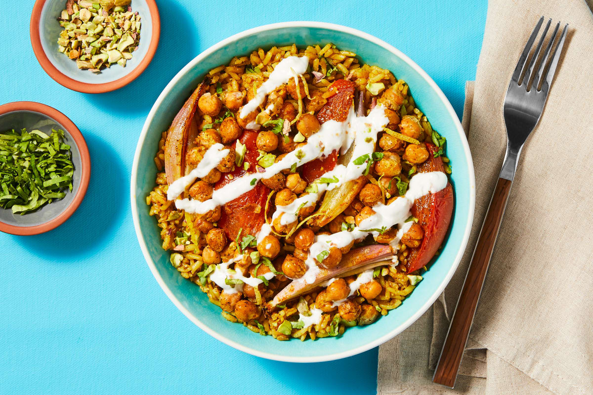 Middle Eastern Chickpea Bowls