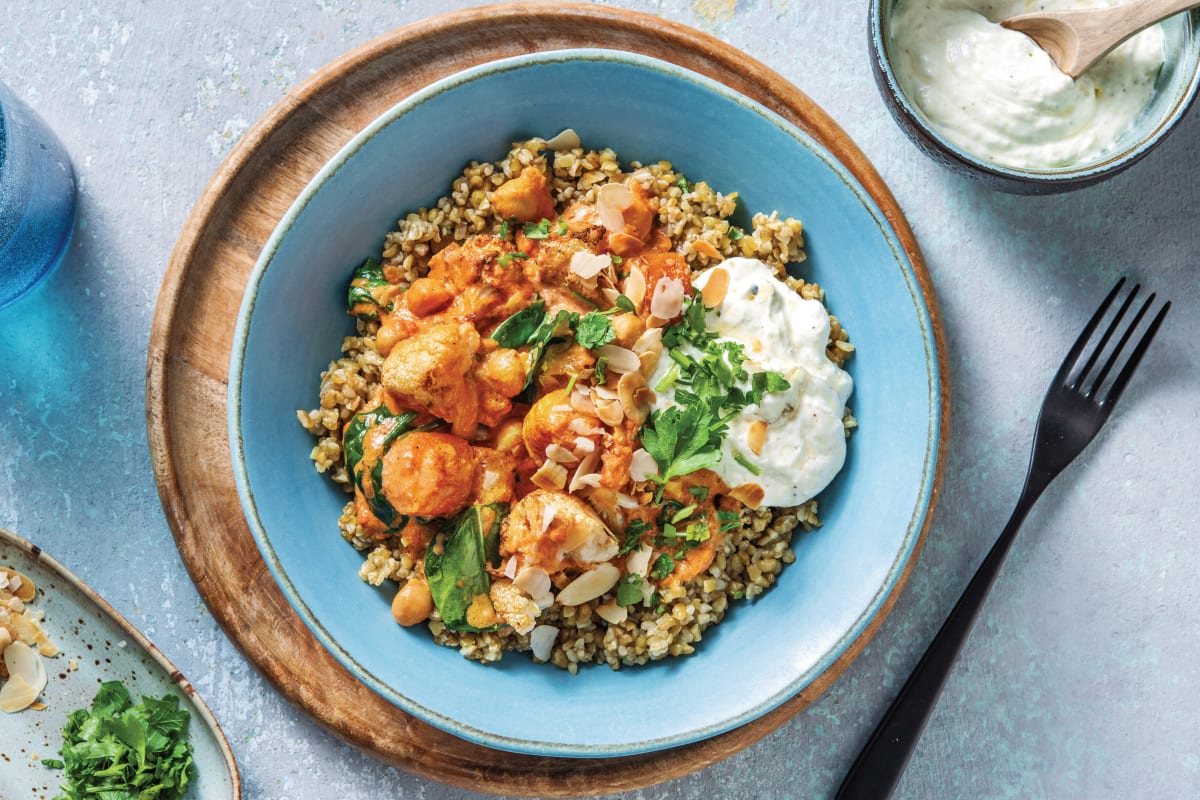 Middle Eastern Chickpea & Freekeh Bowl