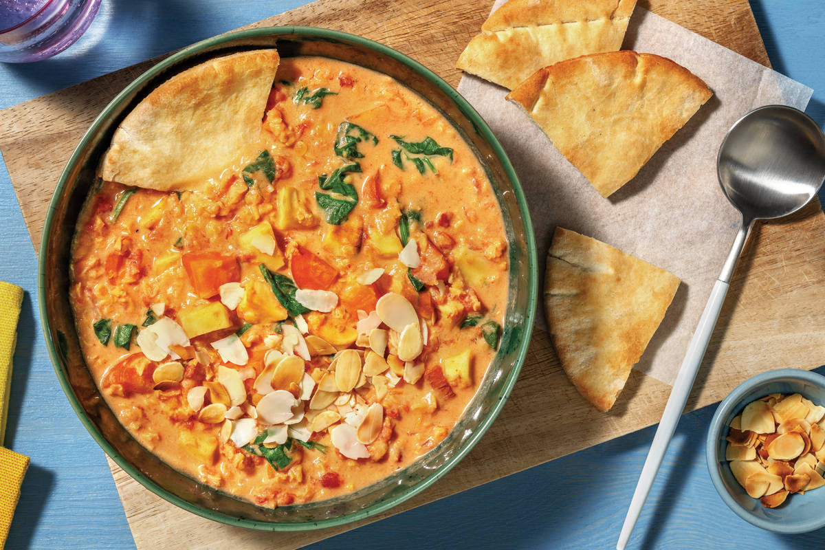 MiddleEastern Coconut & Veggie Lentil Soup Recipe HelloFresh