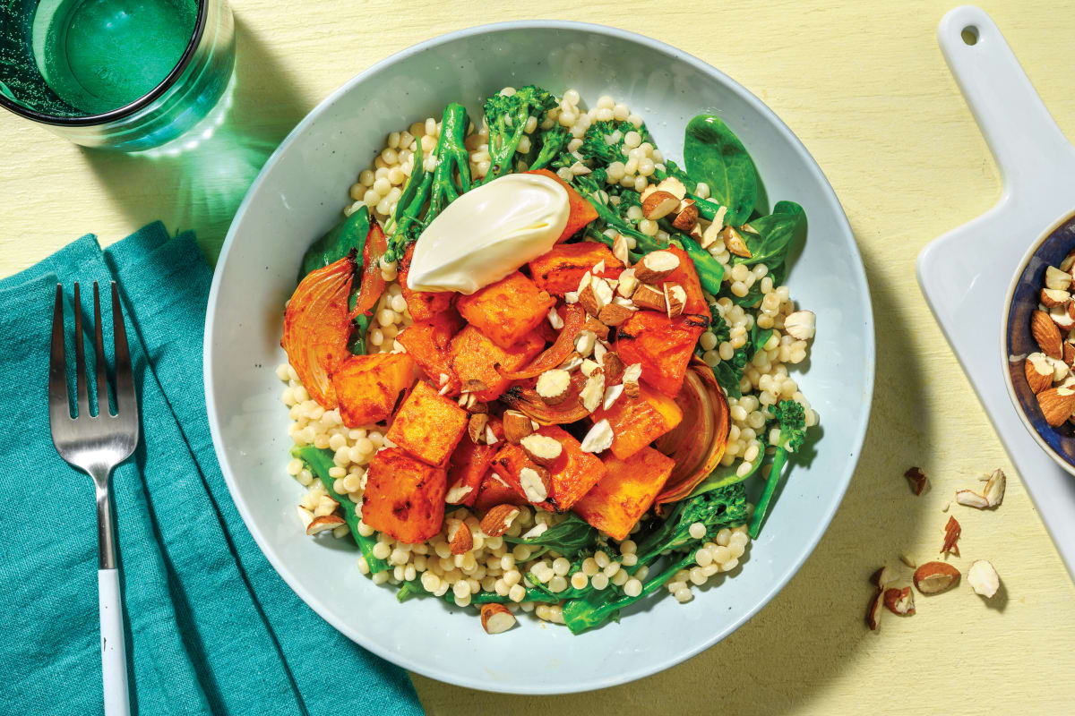 Middle Eastern Harissa Roast Pumpkin Bowl