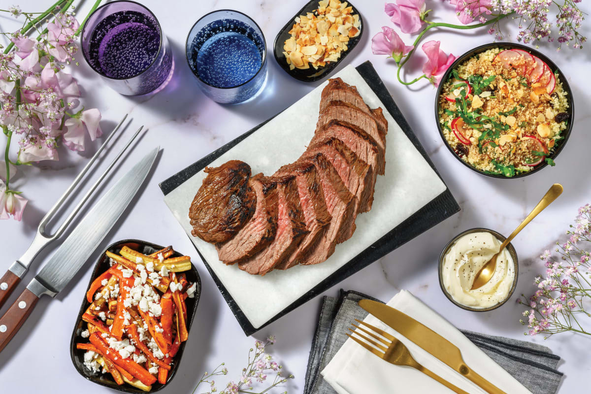 Middle Eastern Lamb Shoulder & Feta Veggie Fries Recipe | HelloFresh