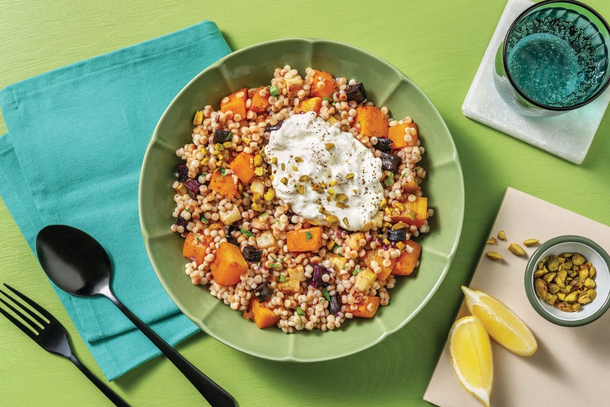 Middle Eastern Veggie Israeli Couscous