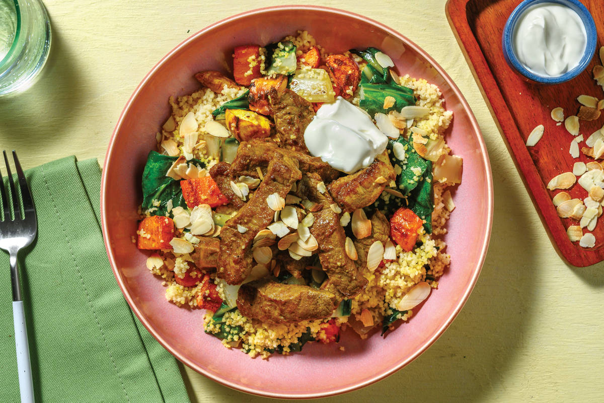 Mild Indian Beef & VeggiePacked Couscous Recipe HelloFresh