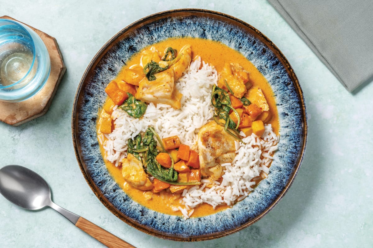 Mild Indian White Fish Curry