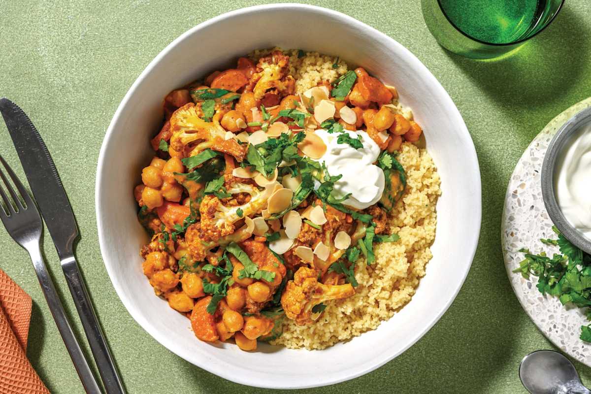Mumbai Coconut Chicken & Chickpea Curry