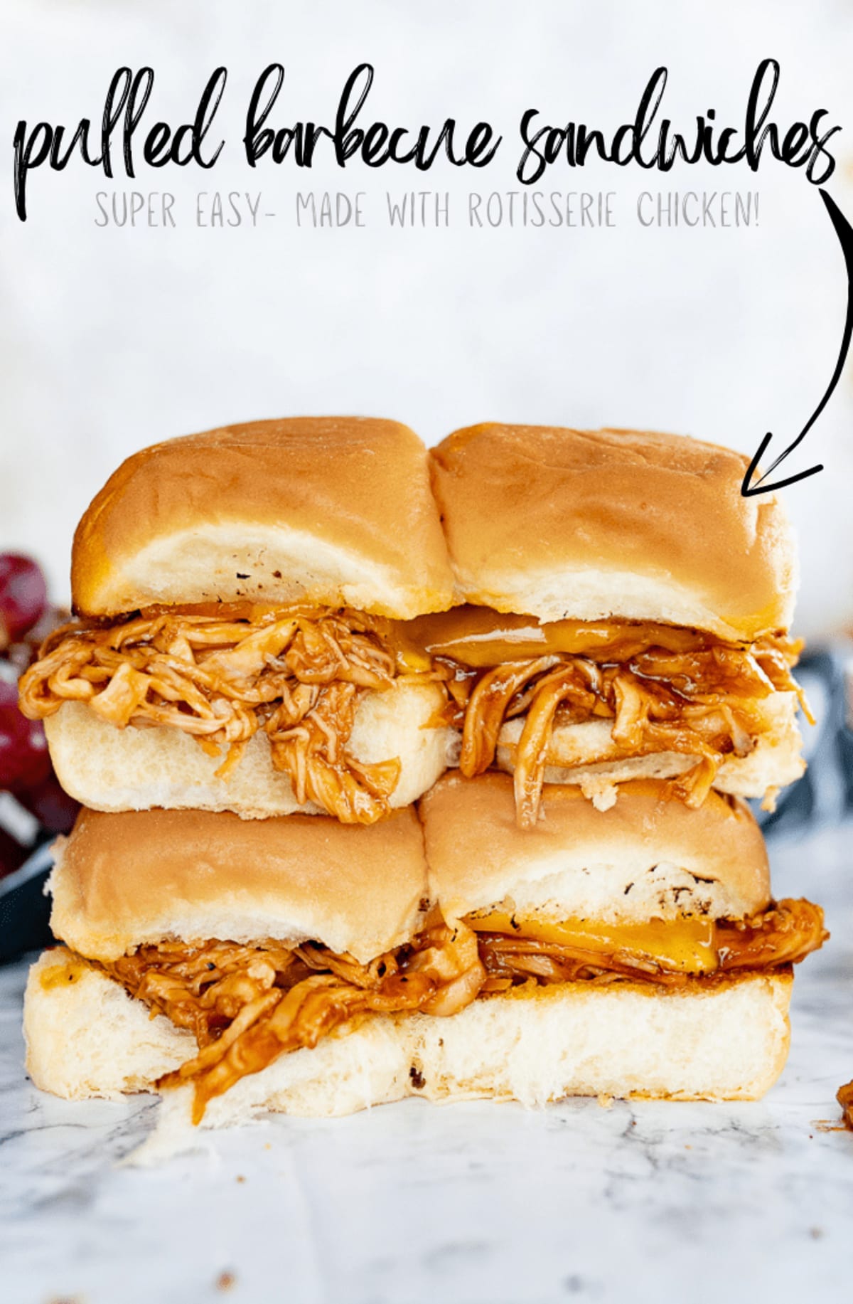 Make-Ahead Pulled Chicken Sandwiches