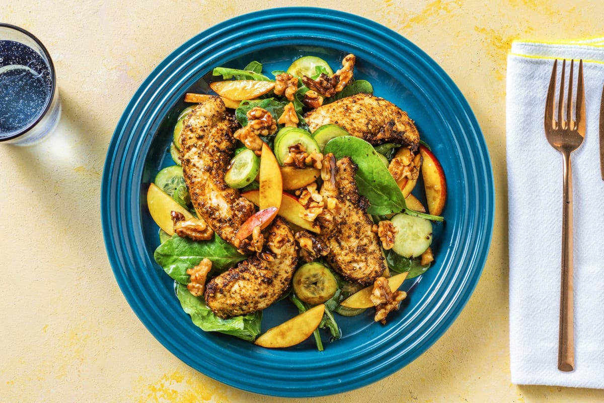 Montreal Spiced Chicken and Nectarine Salad
