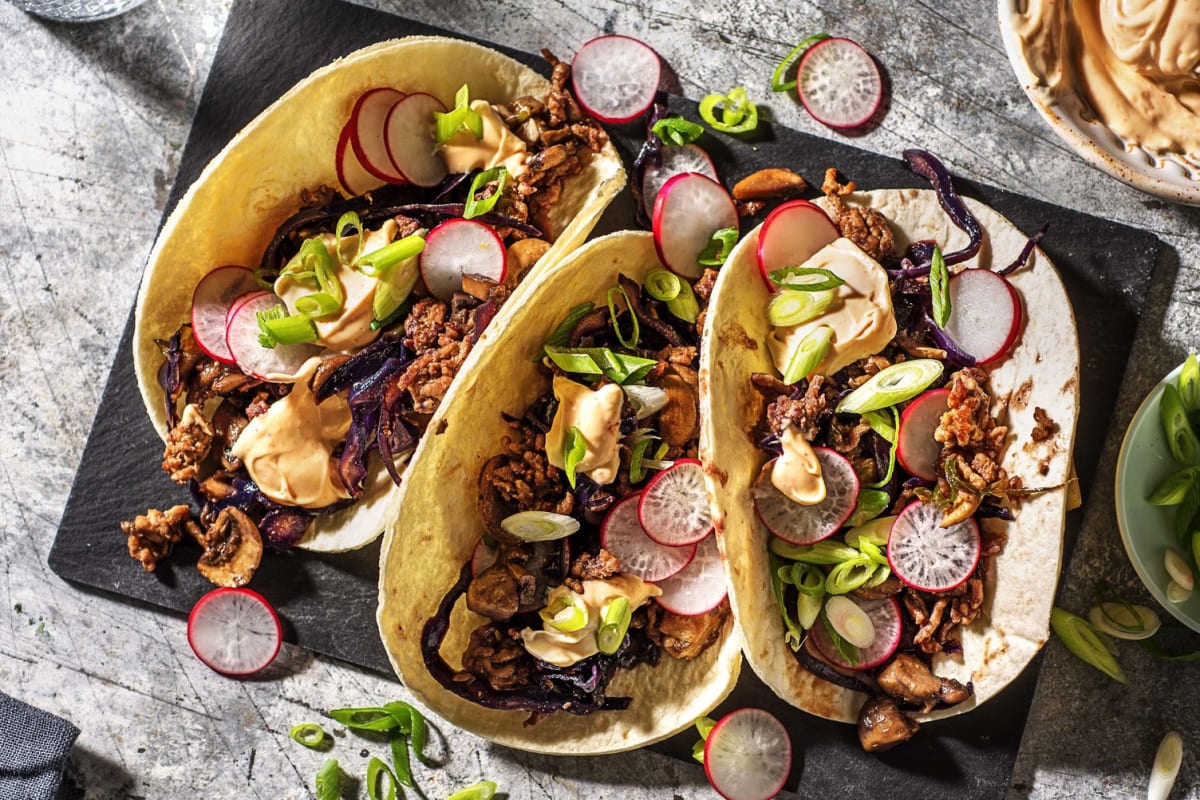 Moo Shu Pork Tacos