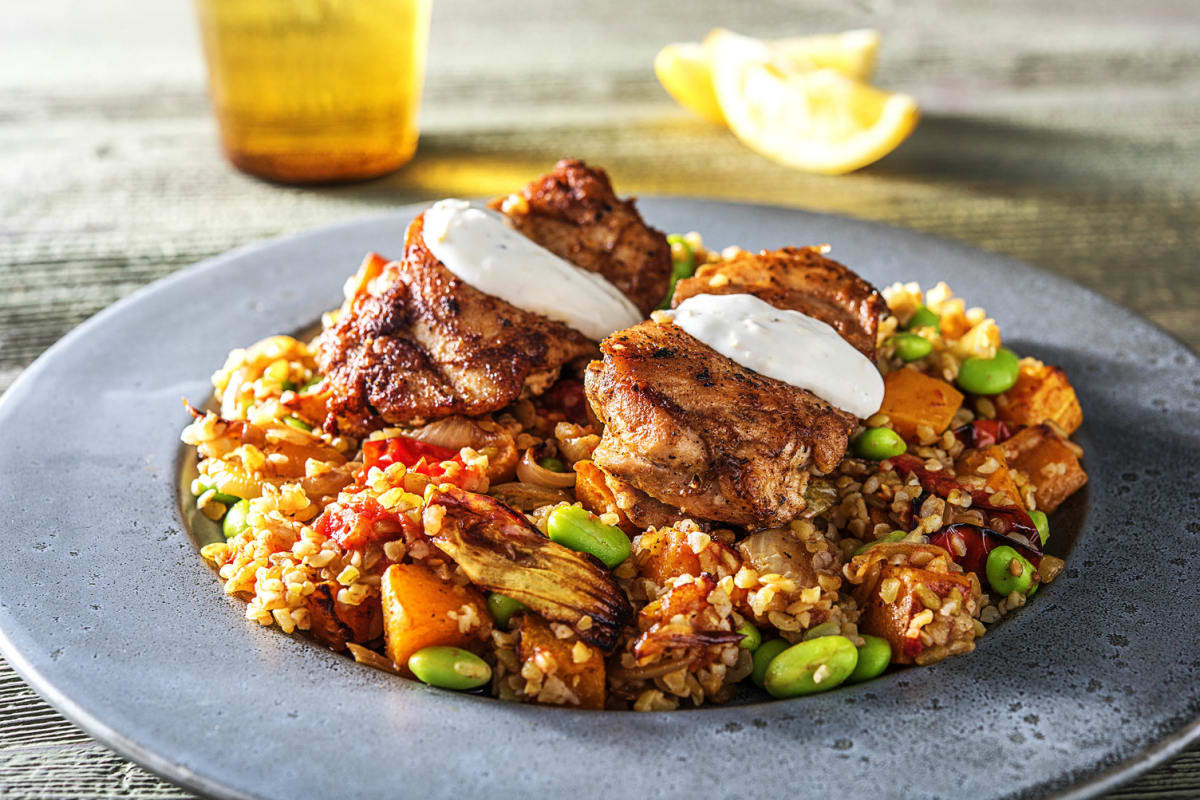 Moroccan-Spiced Chicken Thighs