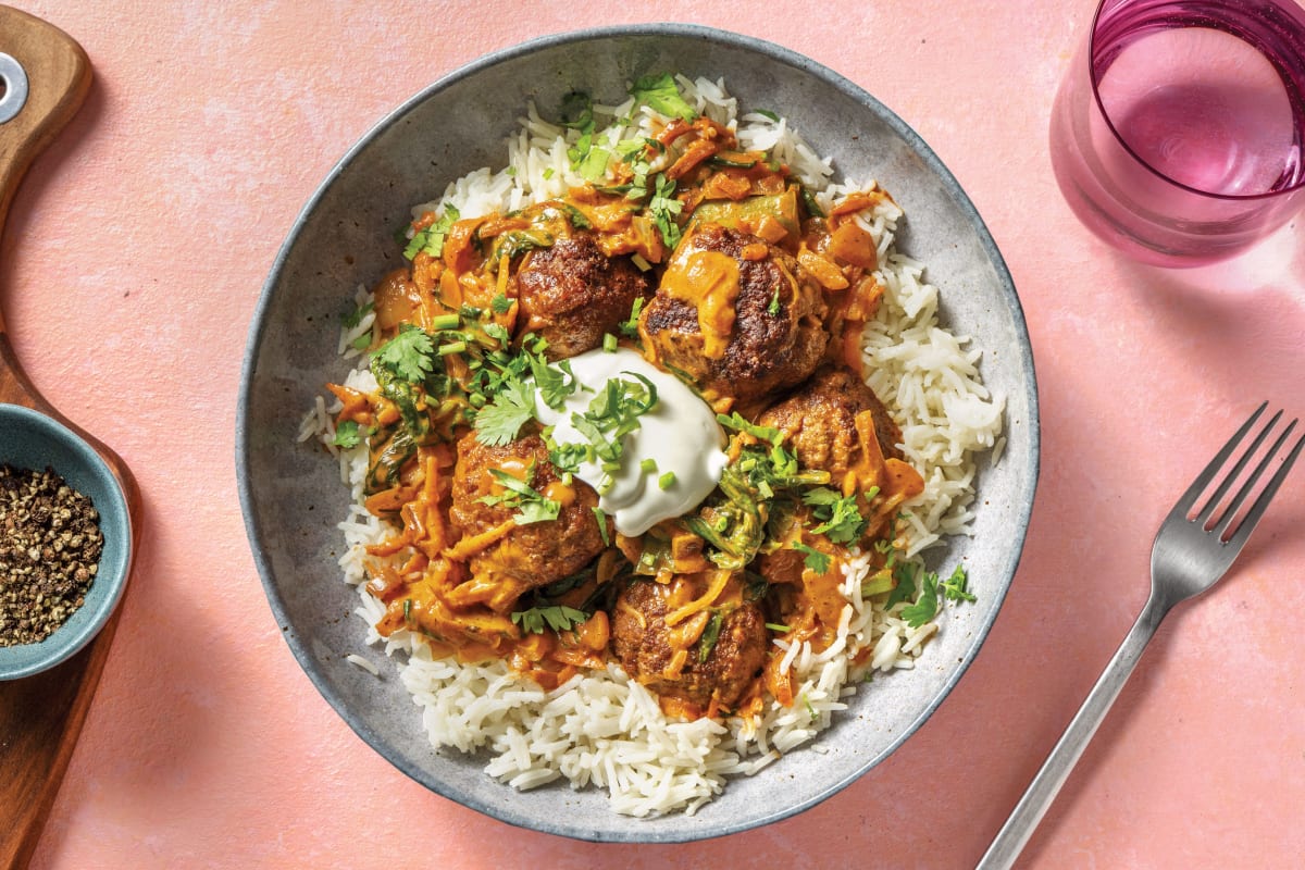 Mumbai Beef Meatball Curry