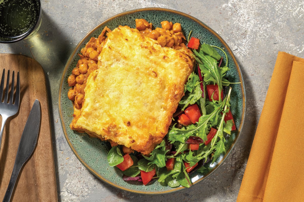 Mumbai Chickpea & Cheddar Pie