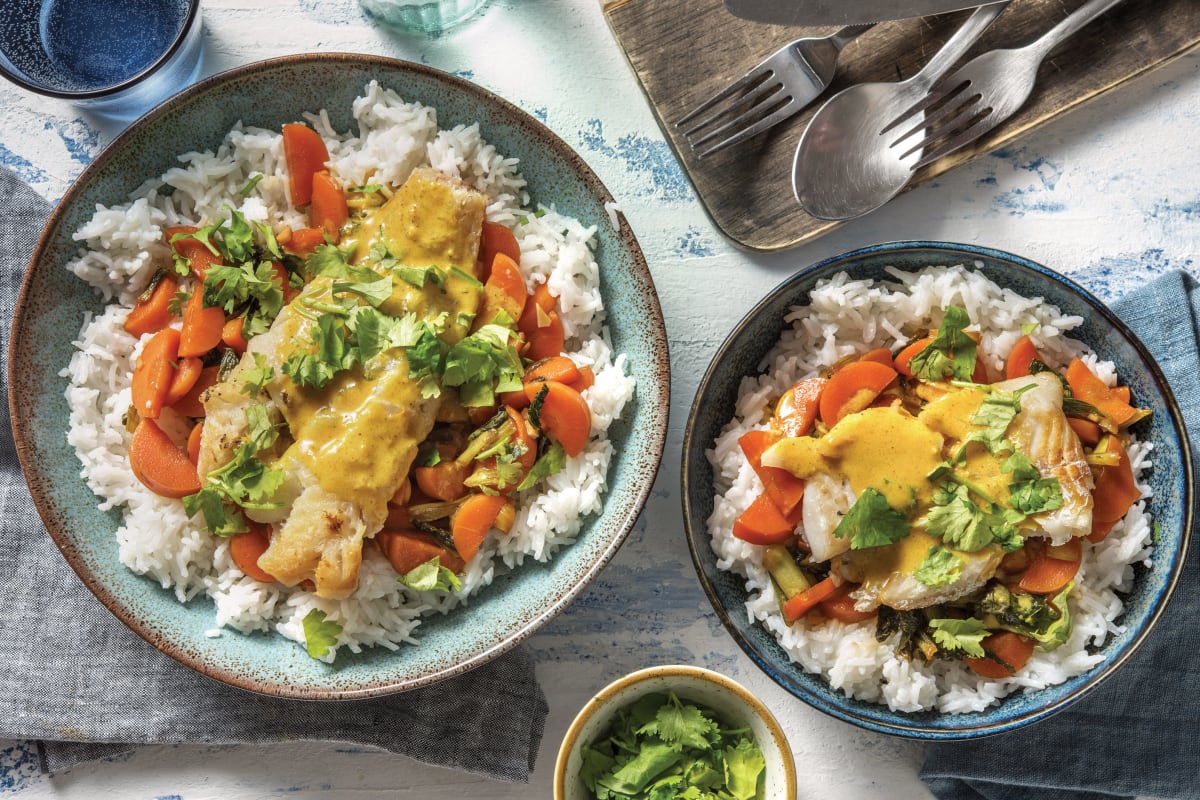 Mumbai-Style Coconut Fish Curry Recipe | HelloFresh