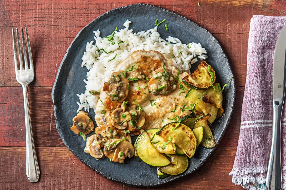 Mushroom Chicken Scallopini