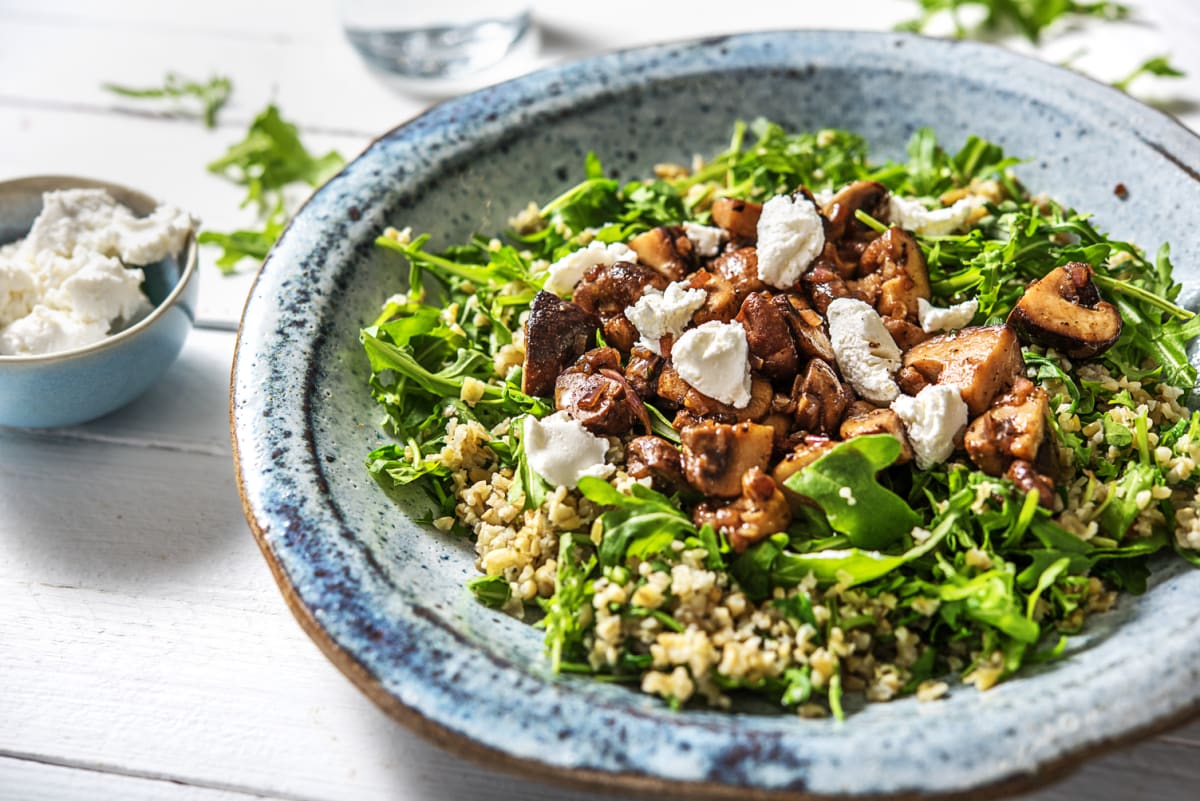 Mushroom Freekeh Bowl