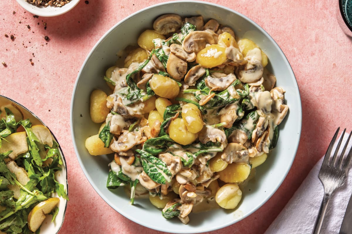 Creamy Mushroom & Parmesan Gnocchi