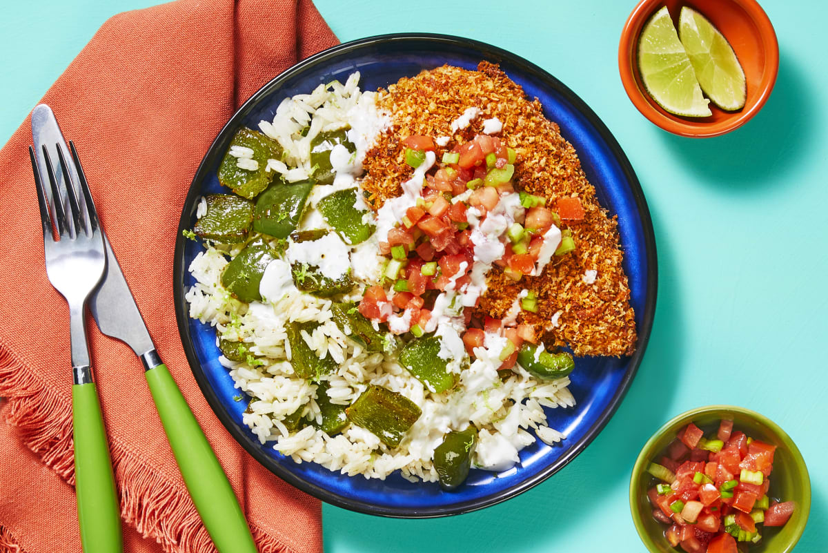 Nacho-Inspired Crispy Crust Chicken