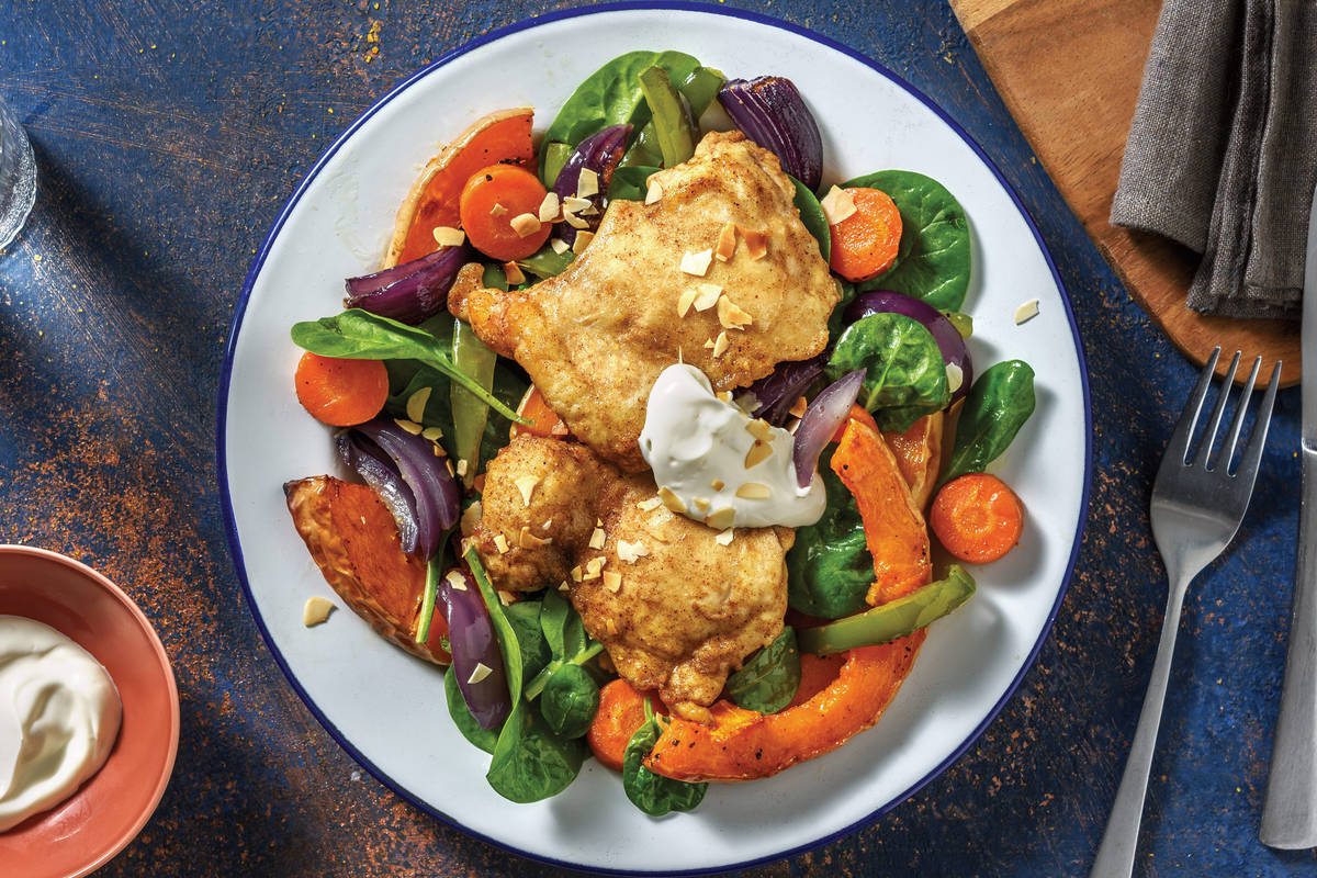 Nan's Chicken Thigh Traybake
