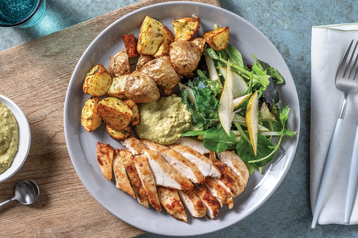 Nan's Easy Chicken & Oregano-Baked Veggies Recipe | HelloFresh