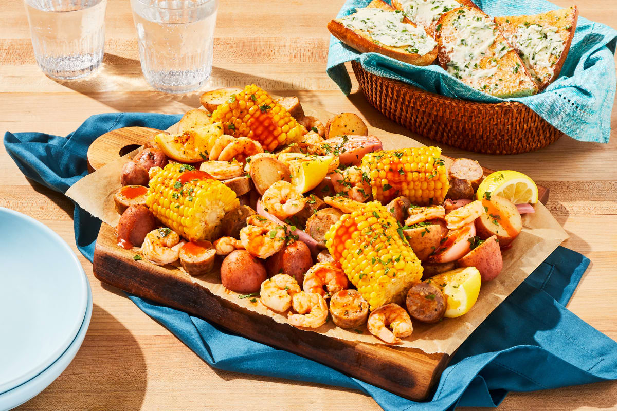 Old Bay Shrimp & Sausage Boil