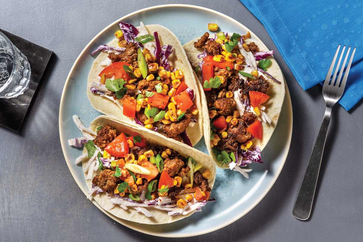 Easy Cheesy Beef & Pork Tacos