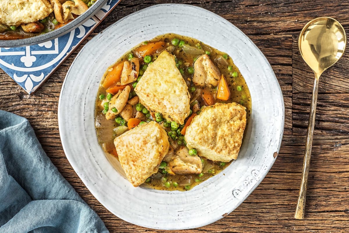 One-Pan Chicken Pot Pie