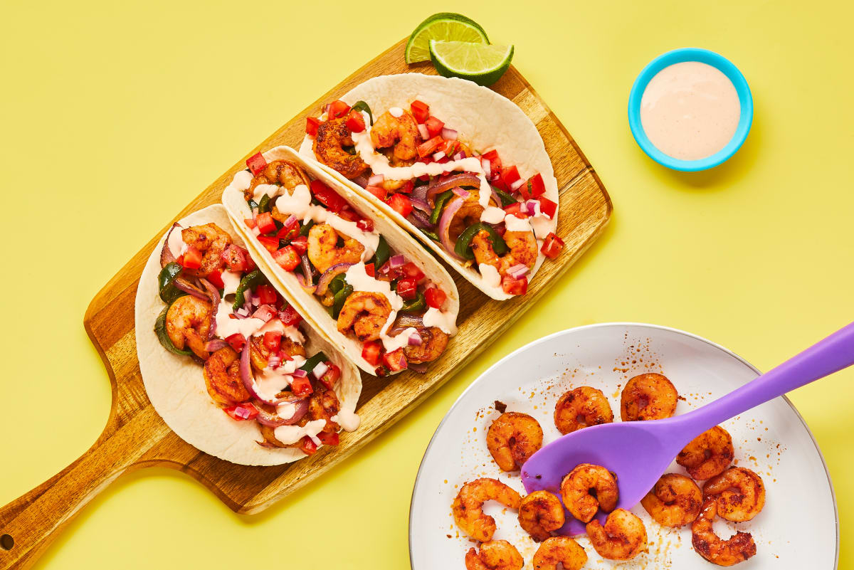 One-Pan Southwest Shrimp Tacos