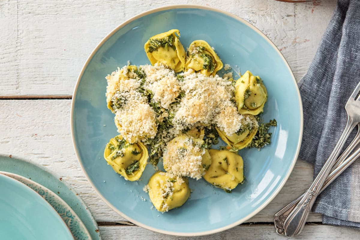 One-Pan Tortelloni Gratin