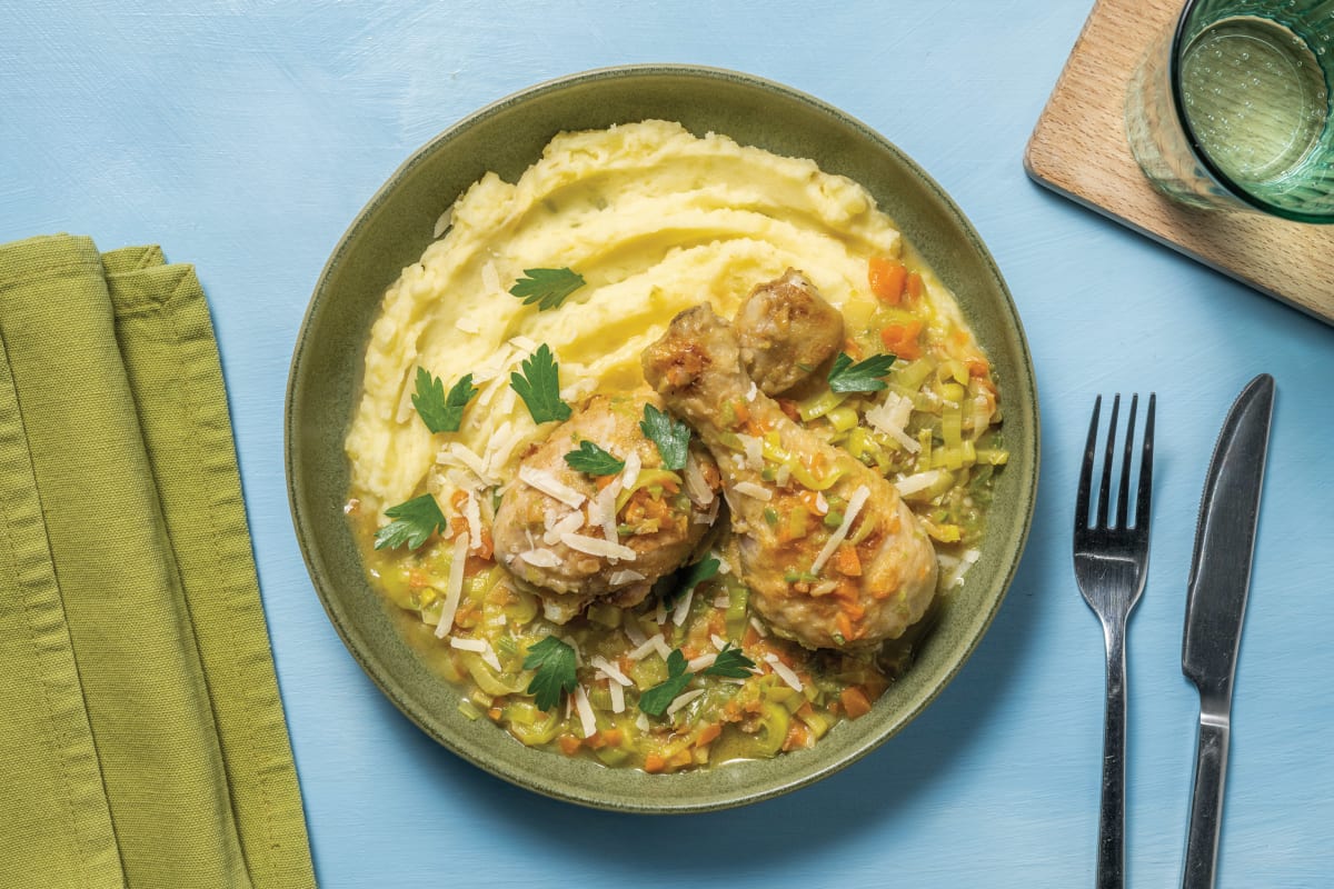 One-Pot Braised Chicken Drumsticks