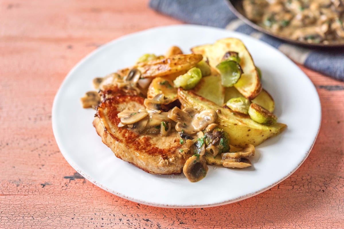 Creamy Mushroom Pork Chops