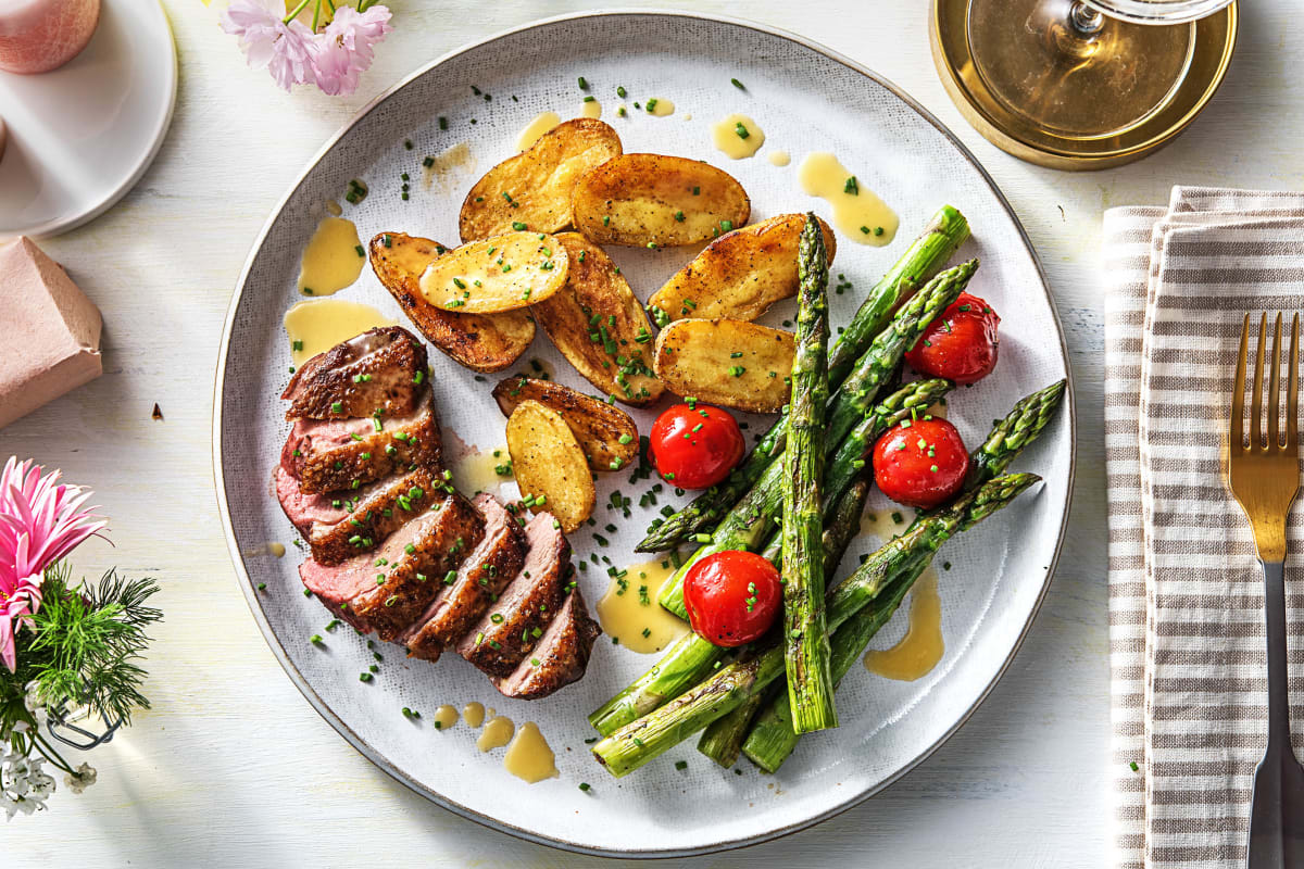Duck Breasts with Duck-Fried Potatoes Recipe | HelloFresh