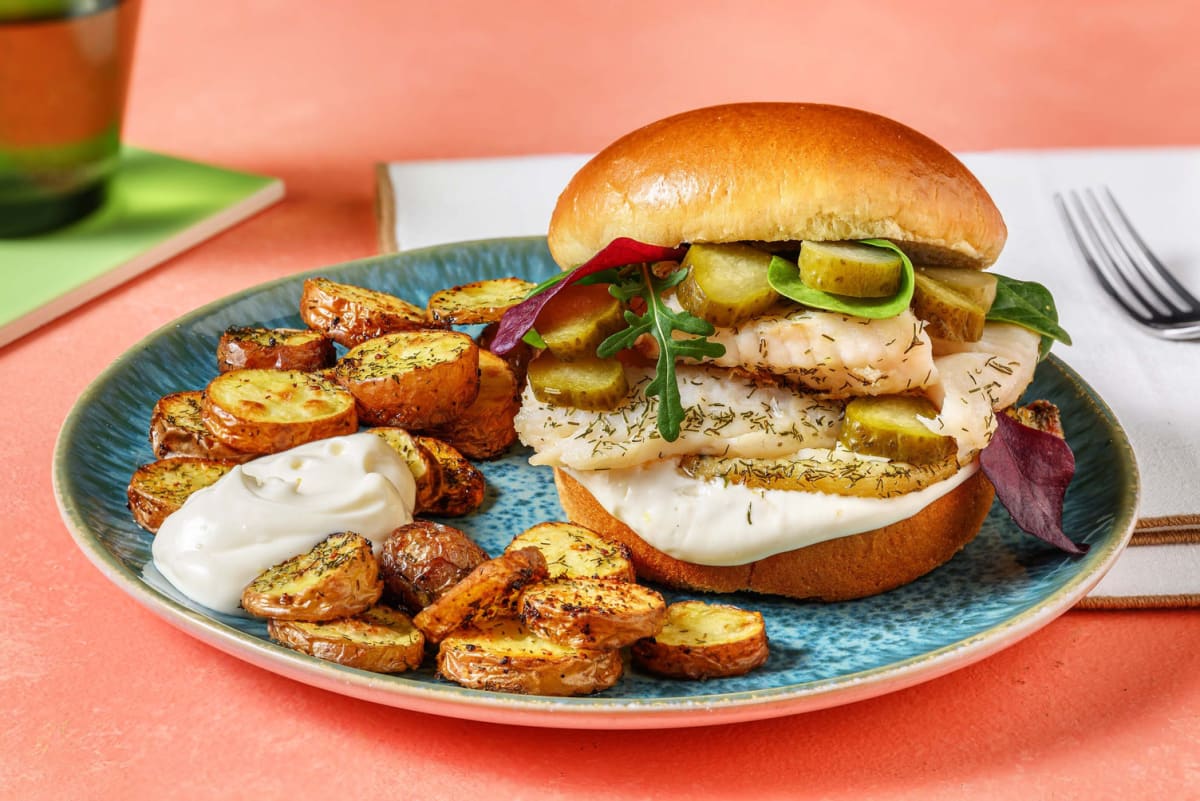 Pan-Seared Fish Sandwiches