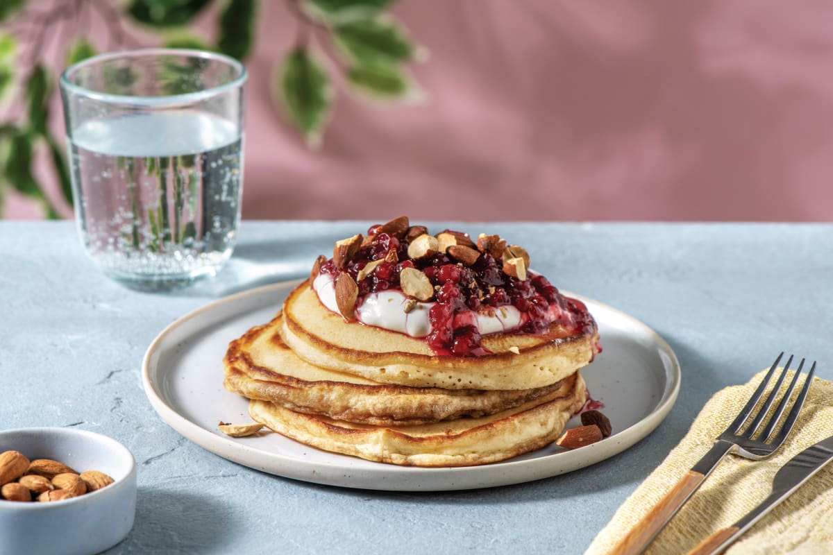 Pancakes & Berry Compote
