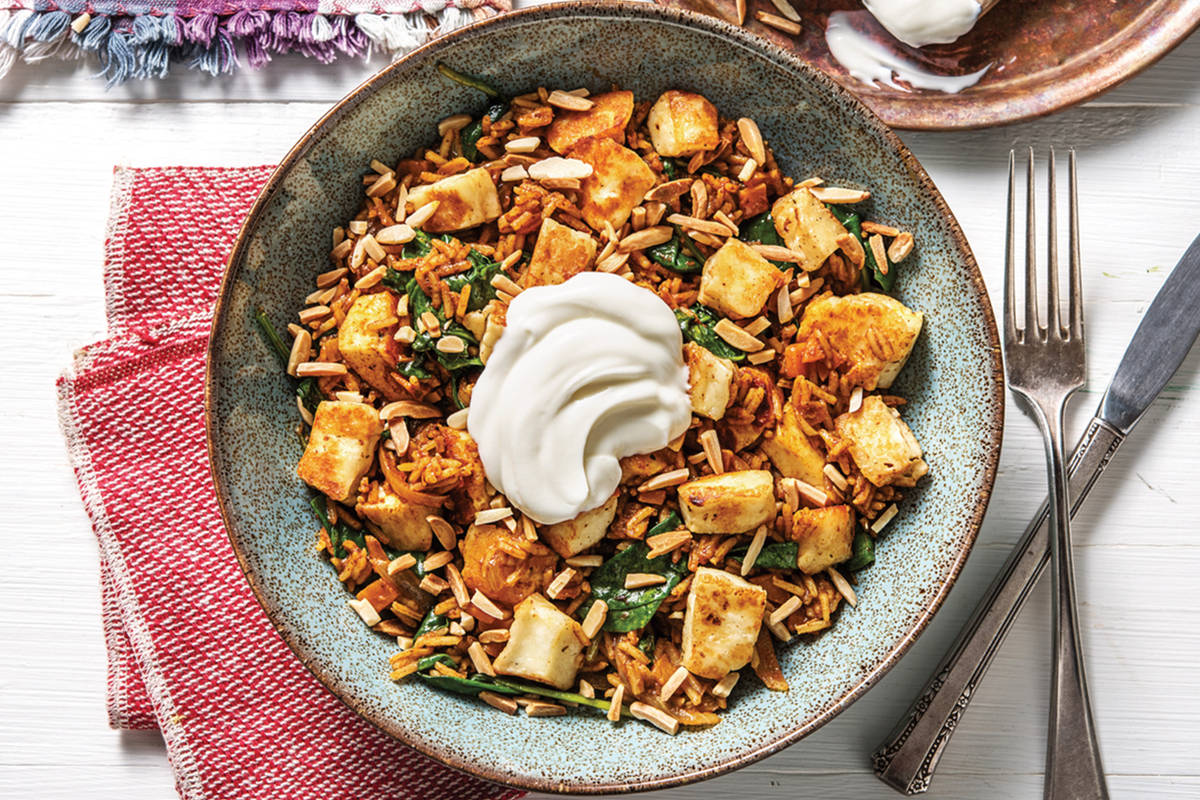 Paneer Cheese & Veggie Biryani Recipe HelloFresh