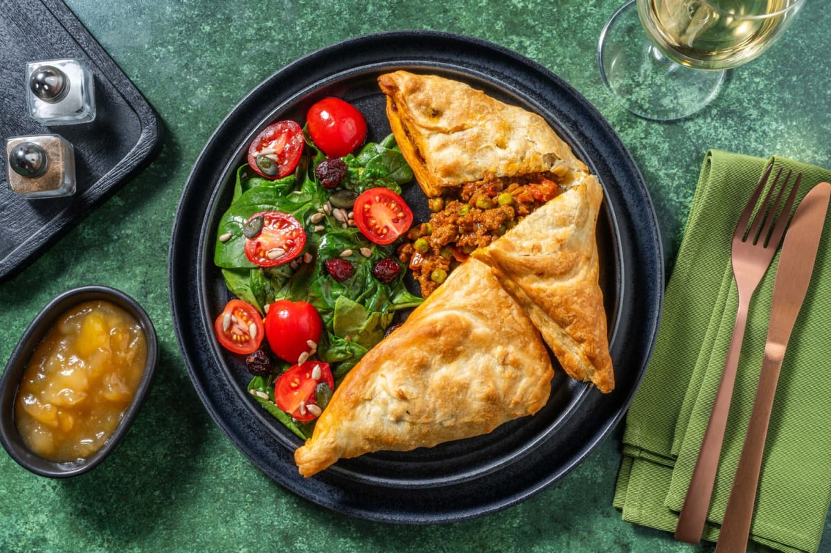 Samosa-Inspired Bison Meat Pies