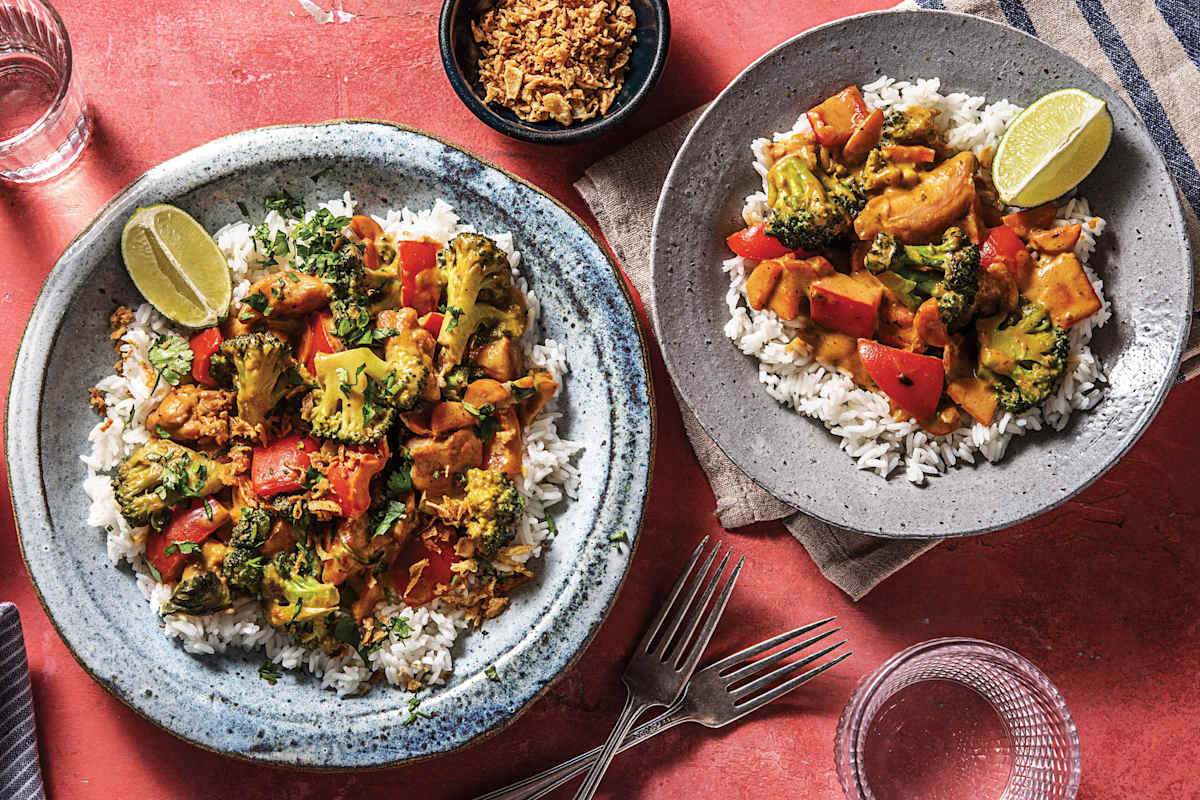 Peanut Chicken & Veggie Stir-Fry