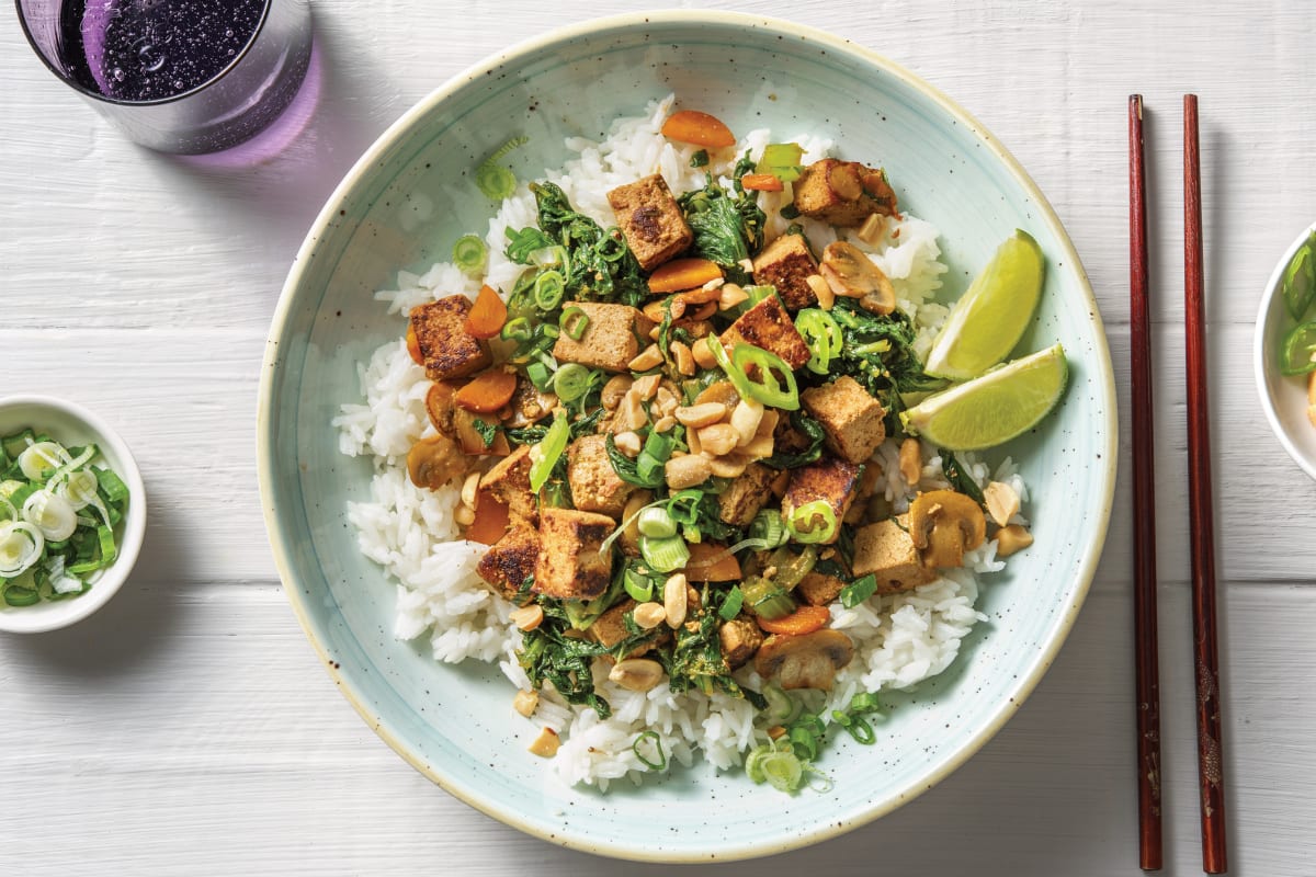 Peking Tofu & Mushroom Stir-Fry