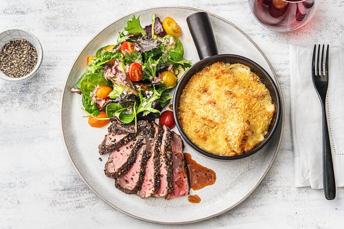 Peppercorn-Crusted Rib-Eye Steak Recipe | Hellofresh