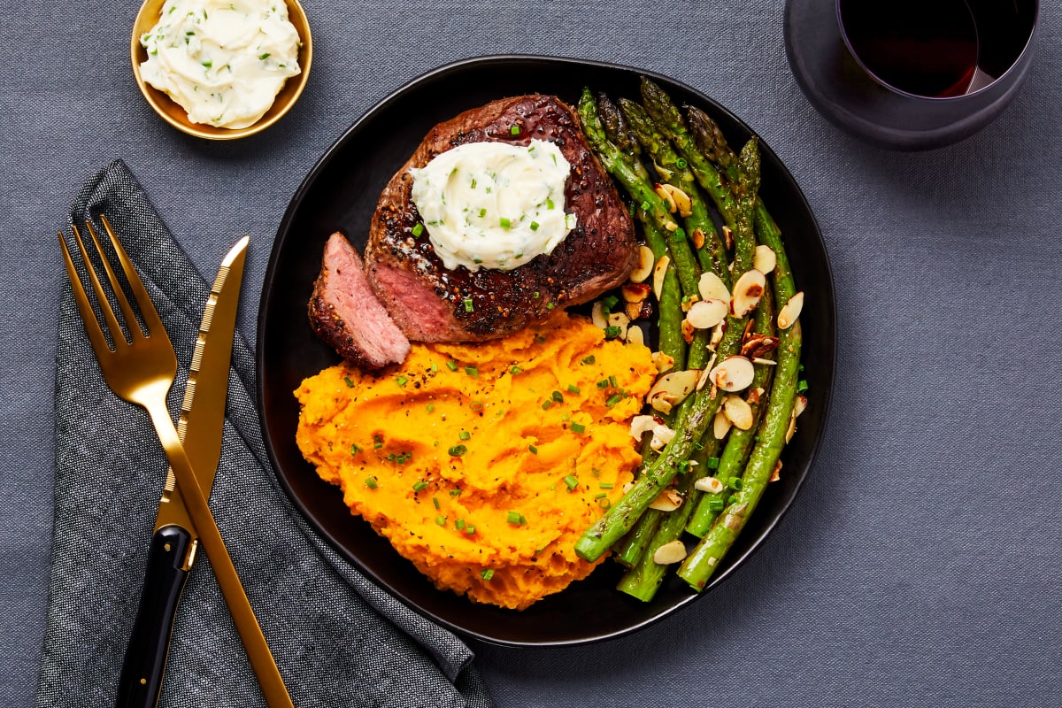 Peppercorn-Crusted Sirloin