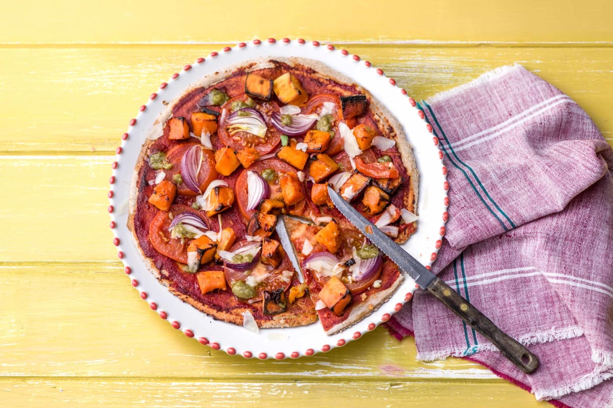 Petrifying Pumpkin and Pesto Pizza