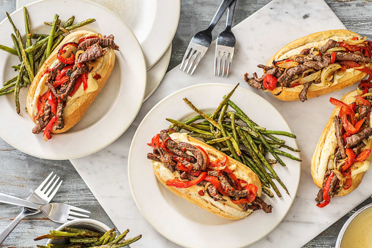 Philly Cheesesteak Sandwiches